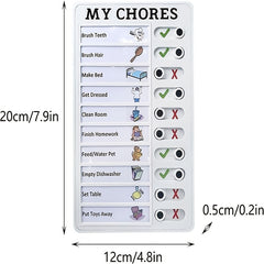 Stay Organized Memo Checklist Board for Teens & Adults