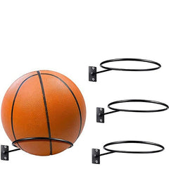Wall Mounted Basketball & Football Storage Rack Frame with 1pc Placement Rack