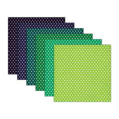 12pcs Colorful Wave Dot Marble Pattern Scrapbook Background Paper Non-Adhesive