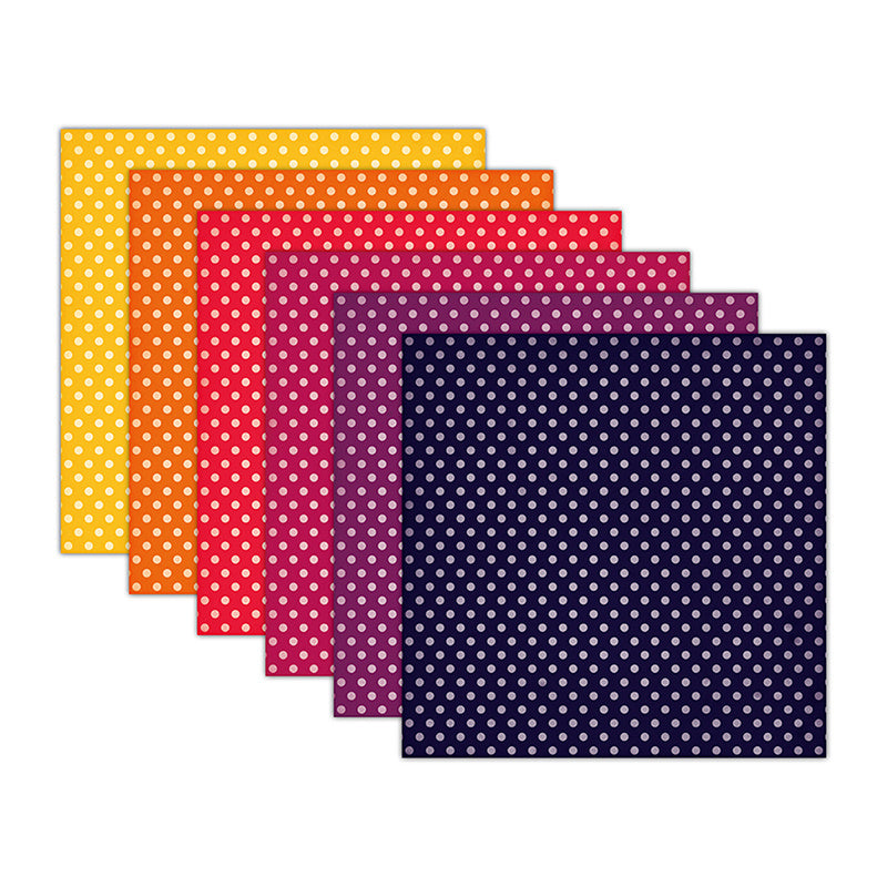 12pcs Colorful Wave Dot Marble Pattern Scrapbook Background Paper Non-Adhesive