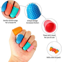 Rubber Finger Tips Office Thimbles Silicone Reusable Finger Protector