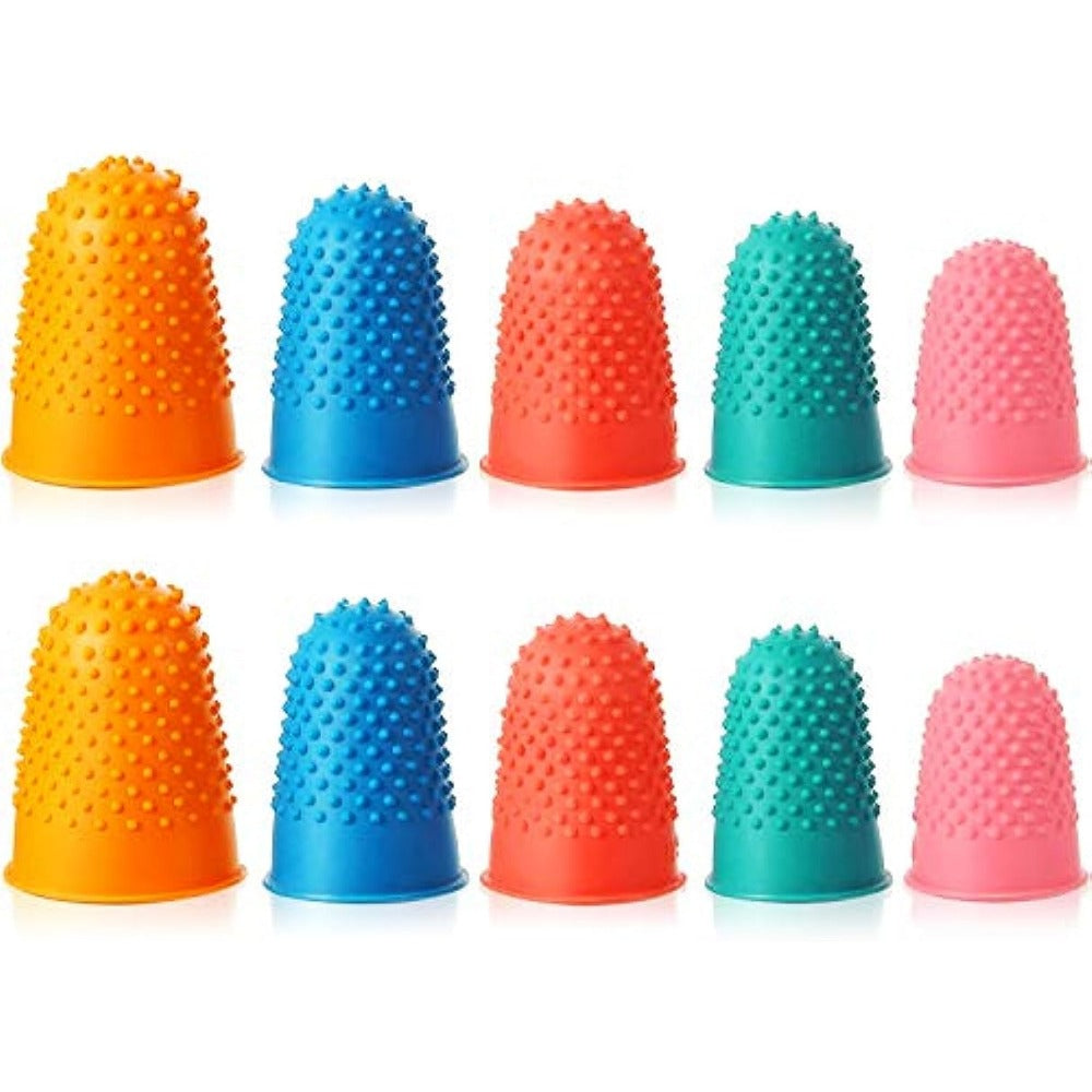 Rubber Finger Tips Office Thimbles Silicone Reusable Finger Protector