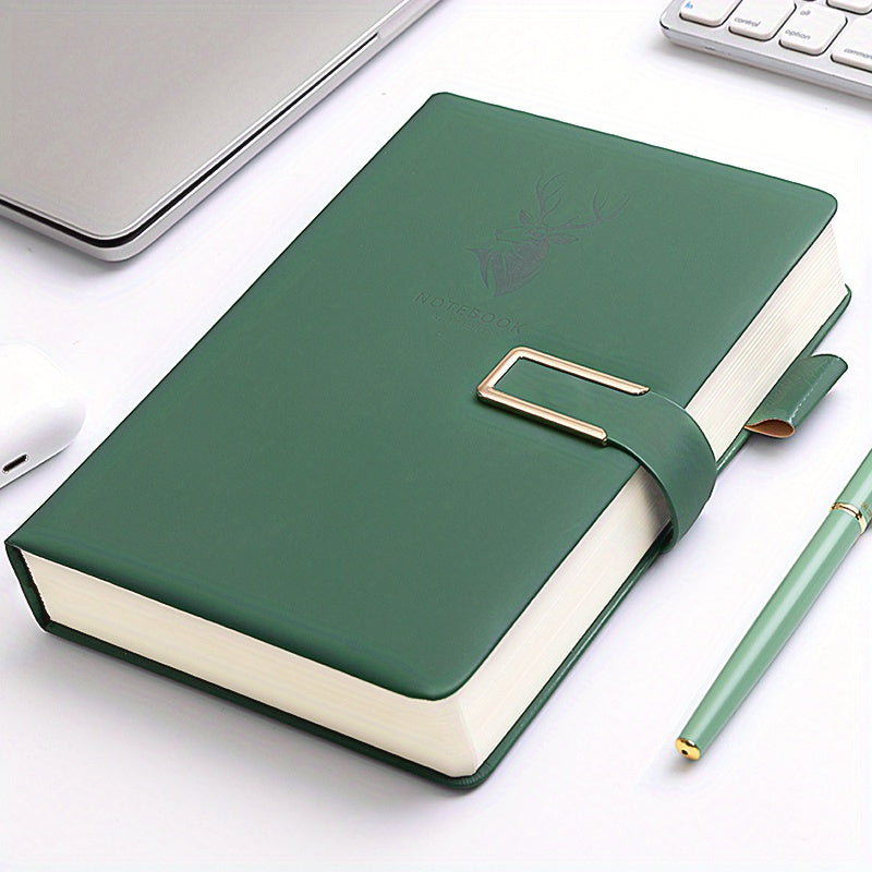 360 Page Faux Leather A5 Notebook for Home Office Study
