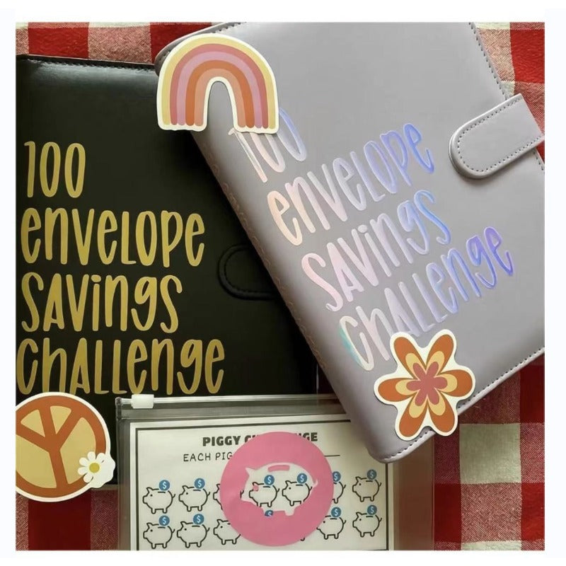 A5 Manual Notebook Yellow Light Album Savings Notebook