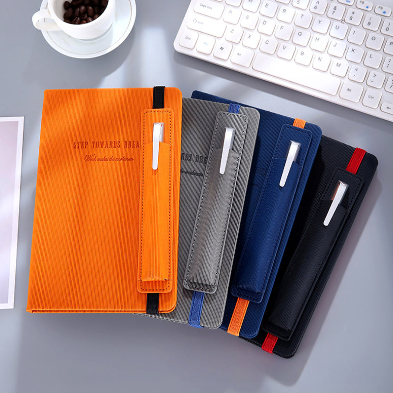 Band Notebook Leather Surface Diary Business Travel Notebook