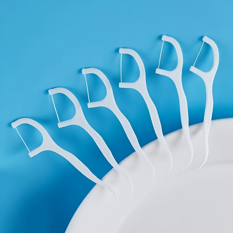 Portable Disposable Dental Floss Picks for Complete Clean