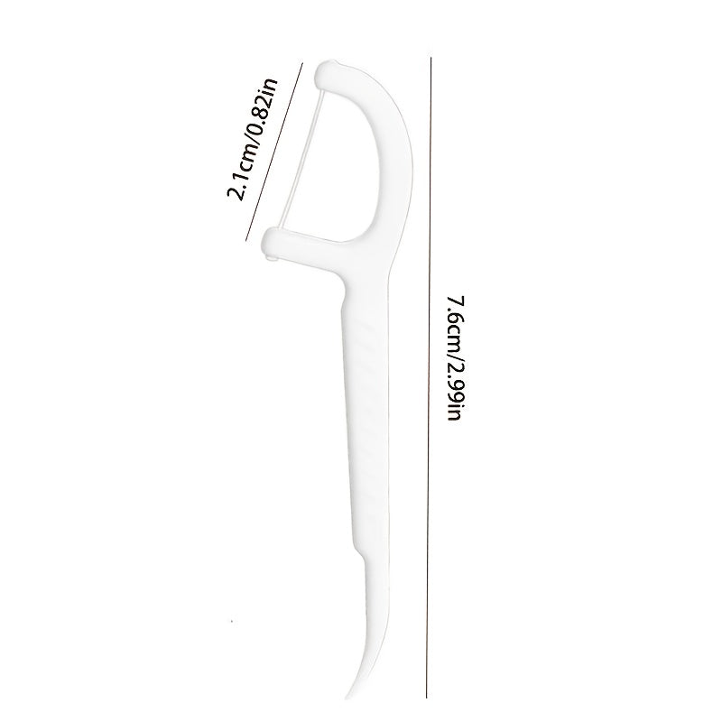 Portable Disposable Dental Floss Picks for Complete Clean