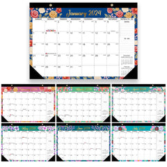 18-Month Wall & Desktop Minimalist Calendar Set