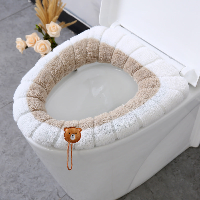 Winter Toilet Cushion For Patient Toilet Ring Circular Square Toilet Cushion Cov