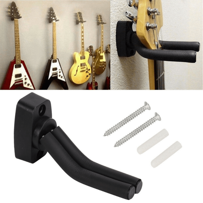 Adjustable Guitar Hanger Wall Mount Display Hook Holder Clips