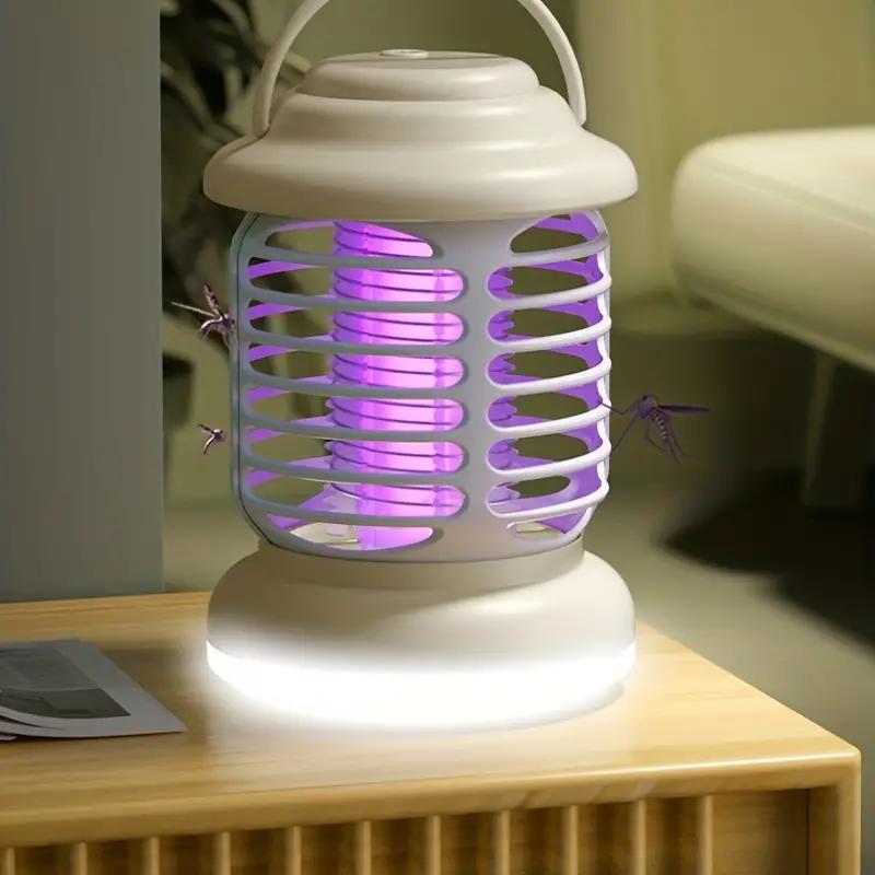 Portable Silent Mosquito Catcher w/ LED Lamp - Rechargeable Mosquito Killer