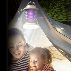 Portable Silent Mosquito Catcher w/ LED Lamp - Rechargeable Mosquito Killer
