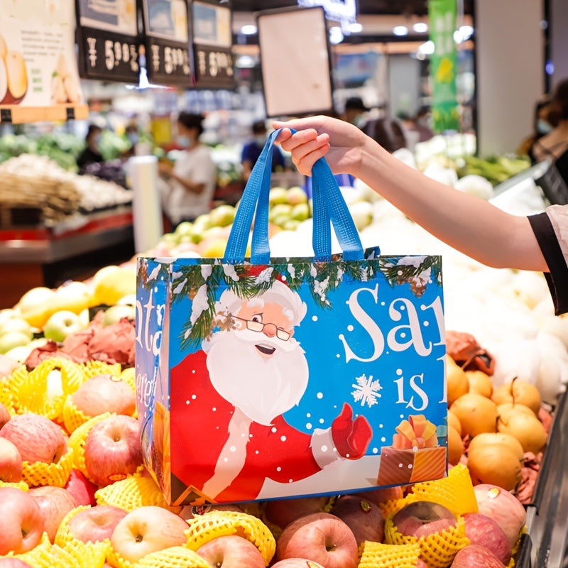4pcs Large Christmas Tote Gift Bags 32 x 24 x 17cm With Handles