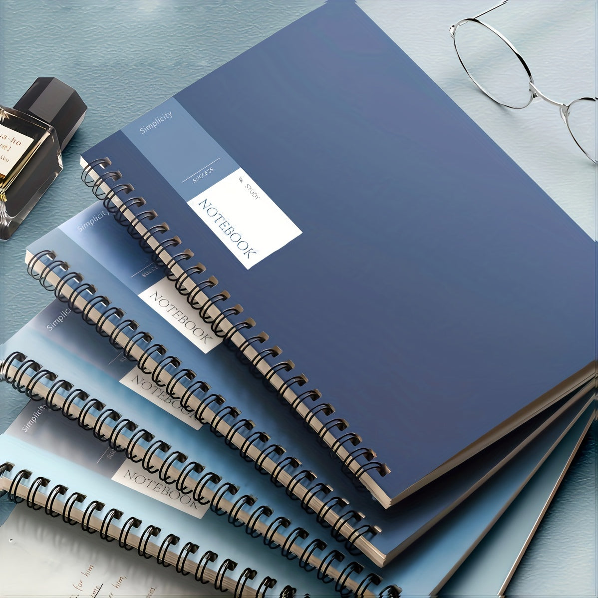 4pcs A5 Softcover Notebooks for Durable Writing