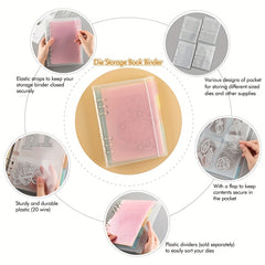 5pcs Storage Book Binder for Die and Stamp Storage Folder