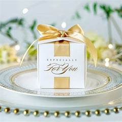 10pcs Wedding Favors Gift Boxes Souvenirs With Ribbons Baby Shower Birthday Part
