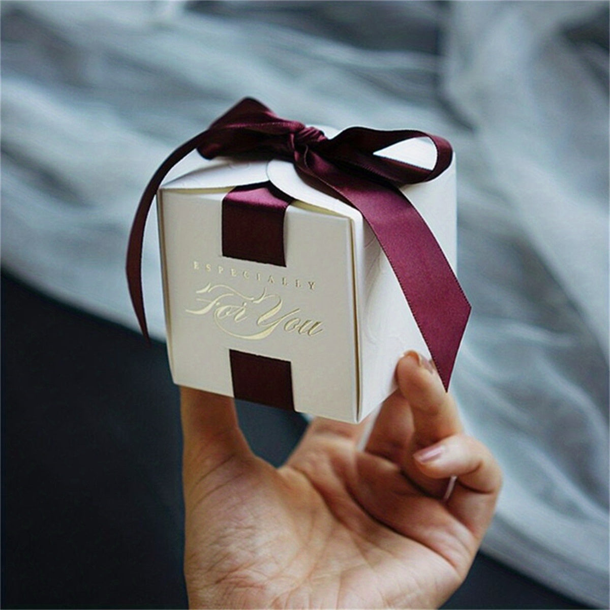 10pcs Wedding Favors Gift Boxes Souvenirs With Ribbons Baby Shower Birthday Part