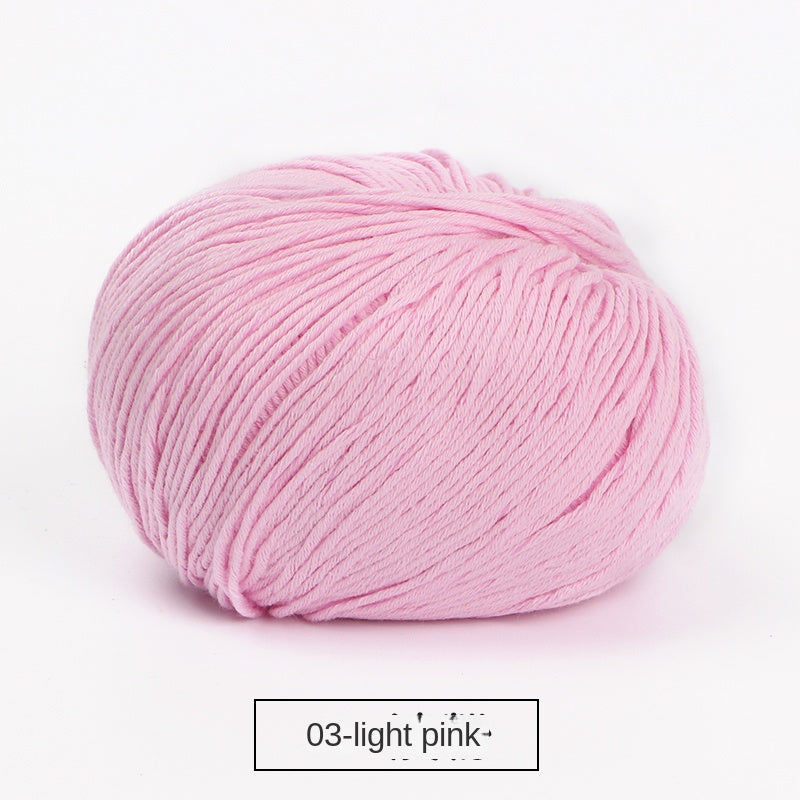 100m Colored Organic Cotton Yarn 50g
