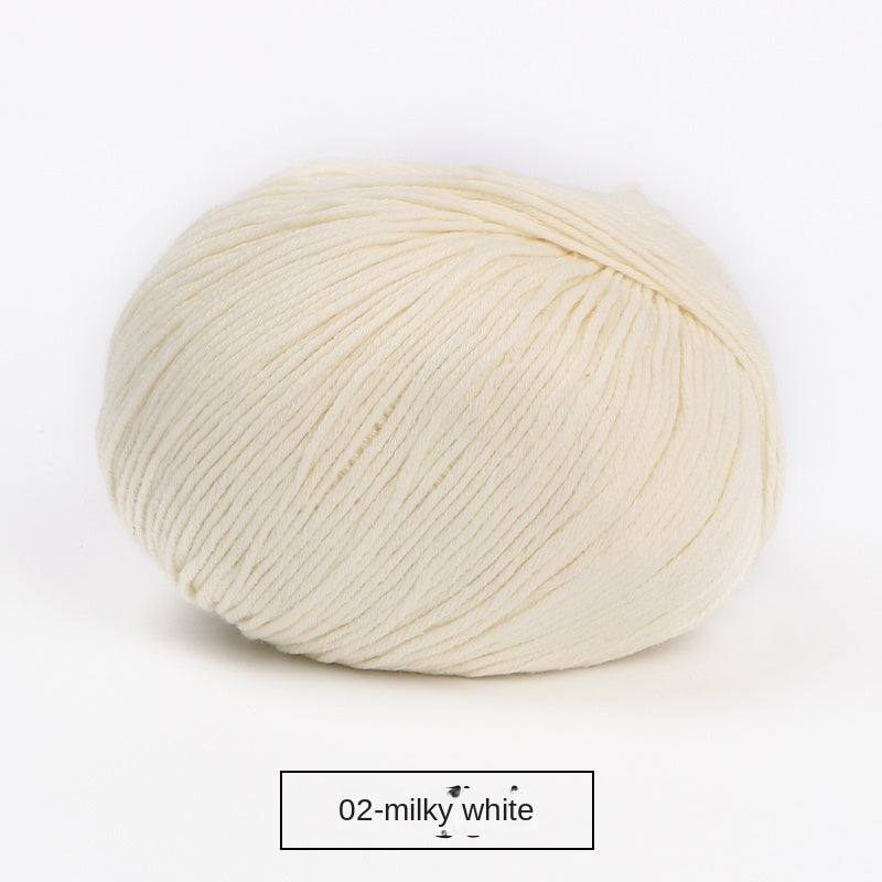 100m Colored Organic Cotton Yarn 50g