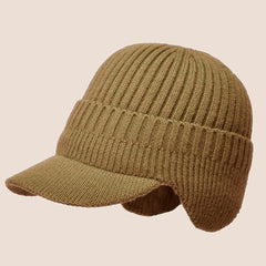 Winter Thickened Ear Protection Warm Hat Men's Knit Hat With Earflap