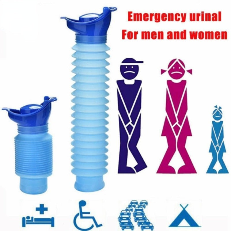 Portable Urinal 750ml for Outdoor Camping & Travel Soft Toilet Urination Device