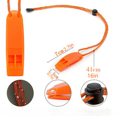 Outdoor Emergency Survival Dual Frequency Whistle