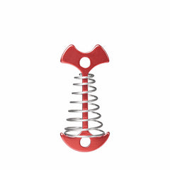 Spring Fishbone Ground Nail Deck Anchor Pegs for Camping Tent Canopy