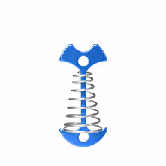 Spring Fishbone Ground Nail Deck Anchor Pegs for Camping Tent Canopy