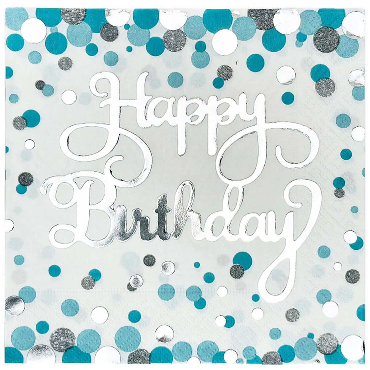 20pcs Polka Dot Birthday Napkins Holiday Party Supplies