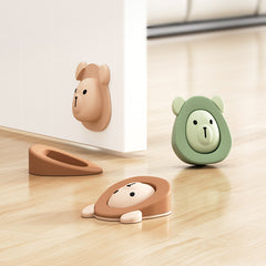 3pcs Silicone Door Jack Windproof Door Stop