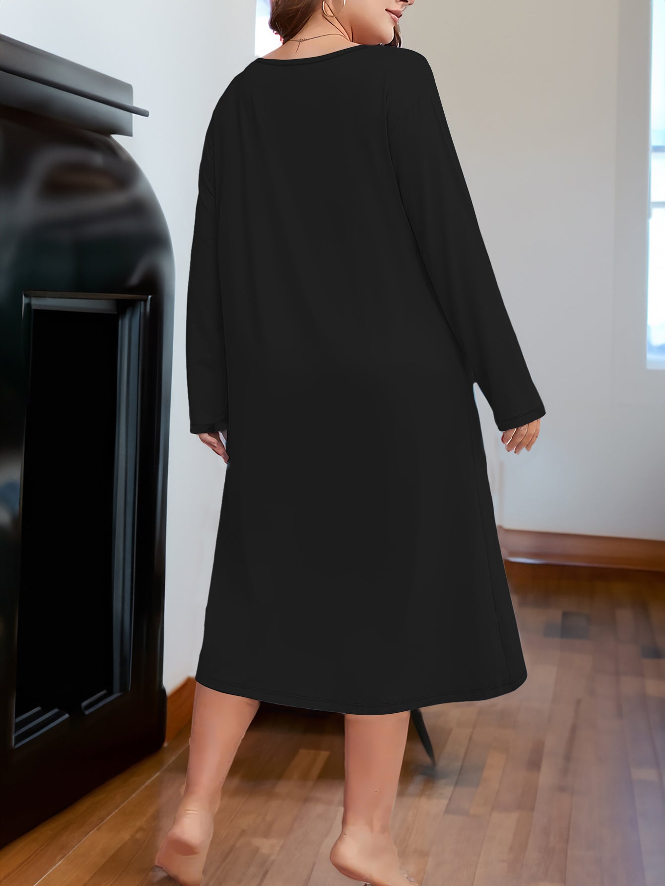  Lounge Dress Women's Cucumber Can Print Nightdress