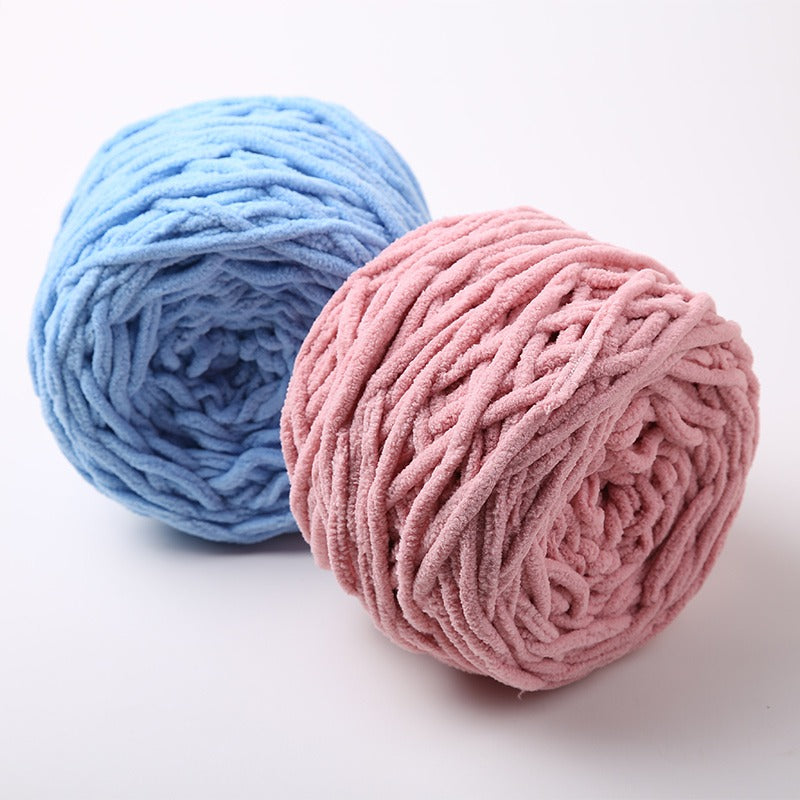 Colorful Thread for Crocheting & Knitting - Polyester Fiber - Ice