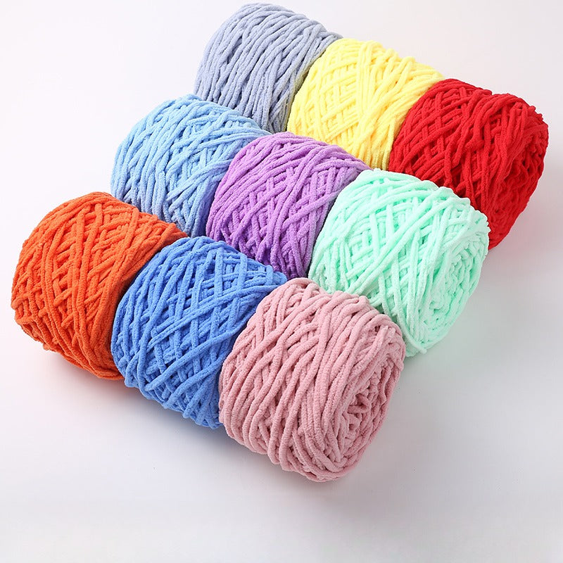 Colorful Thread for Crocheting & Knitting - Polyester Fiber - Ice