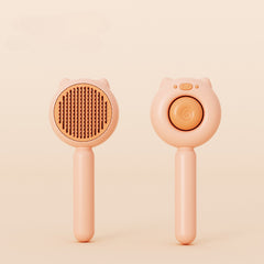 Pig Cat Comb Fur Removal Brush Self Cleaning Pet Cat Accessories
