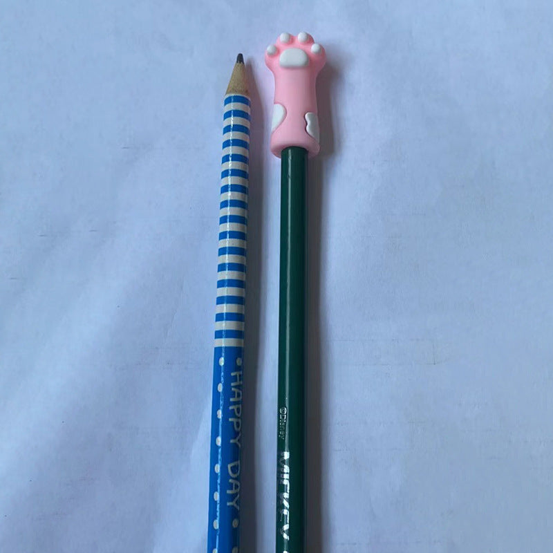 10pcs Pack Cat Claw Pencil Cap Pocket Pen Sleeve