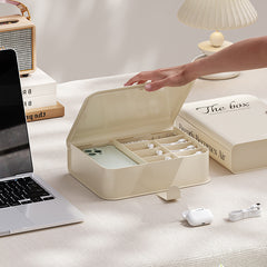 Data Cable Storage Box Mobile Phone Case Tempered Film Organizer