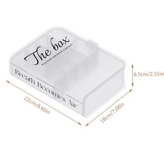 Data Cable Storage Box Mobile Phone Case Tempered Film Organizer