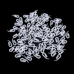 100pcs Plastic Curtain Hook Rail Track Glider Hook Drapery Hook