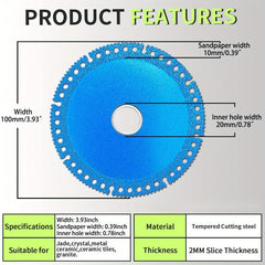 Indestructible Diamond Cutting Wheel for Ceramic Tile Marble
