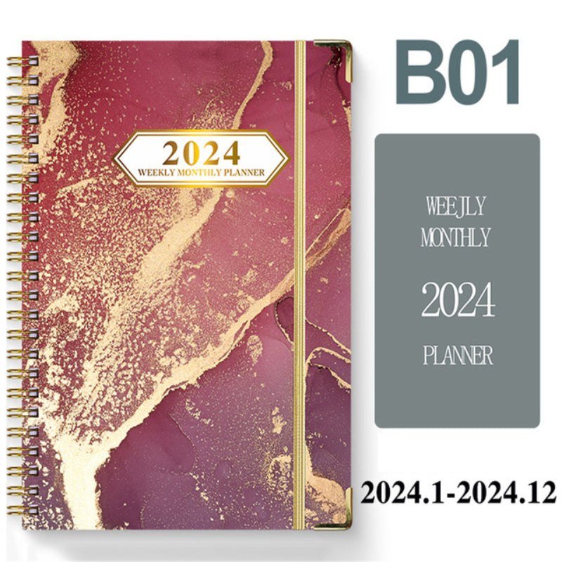 A5 Calendar Planner Notebook Weekly Monthly Agenda Organizer