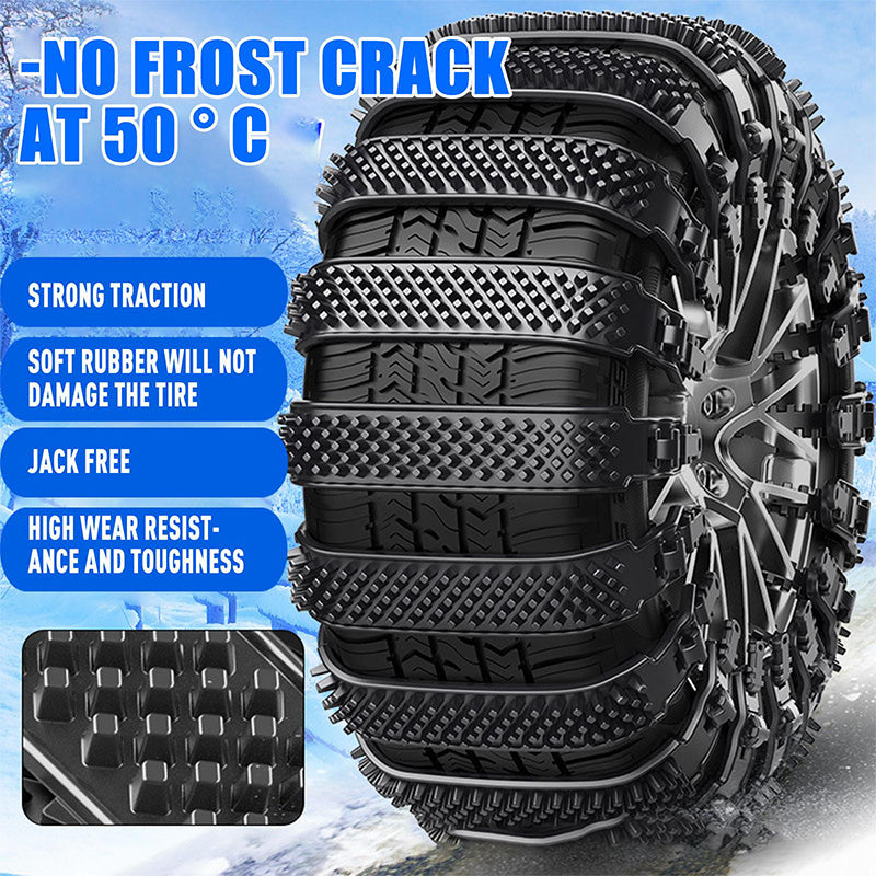 8pcs Chain Auto Winter Tire Wheels Chains Anti Skid Chains For Car Truck SUV