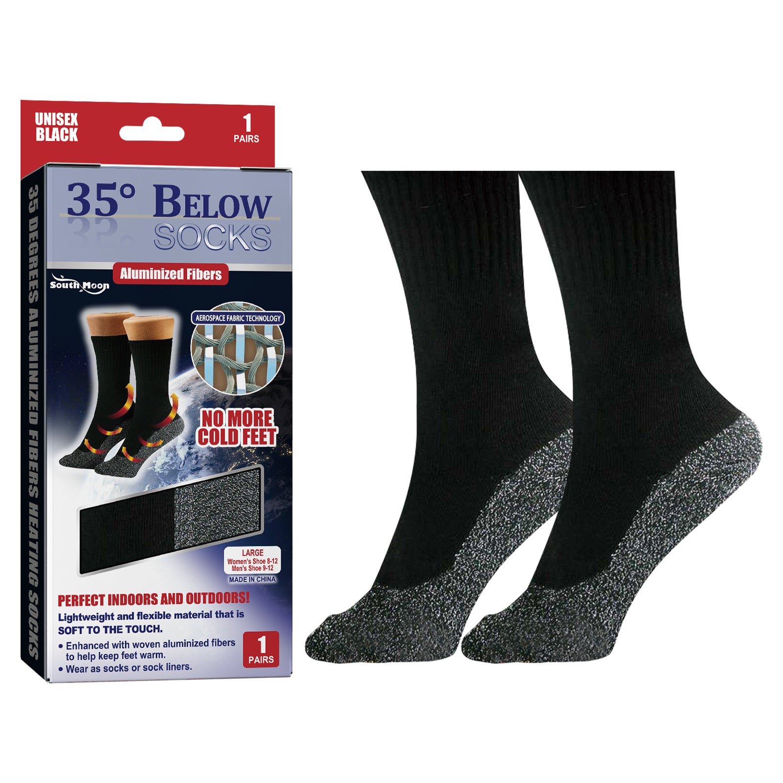 Fiber Heating Socks - Warm & Comfortable Cold Protection