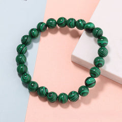 Green Beads Sporty Bracelet