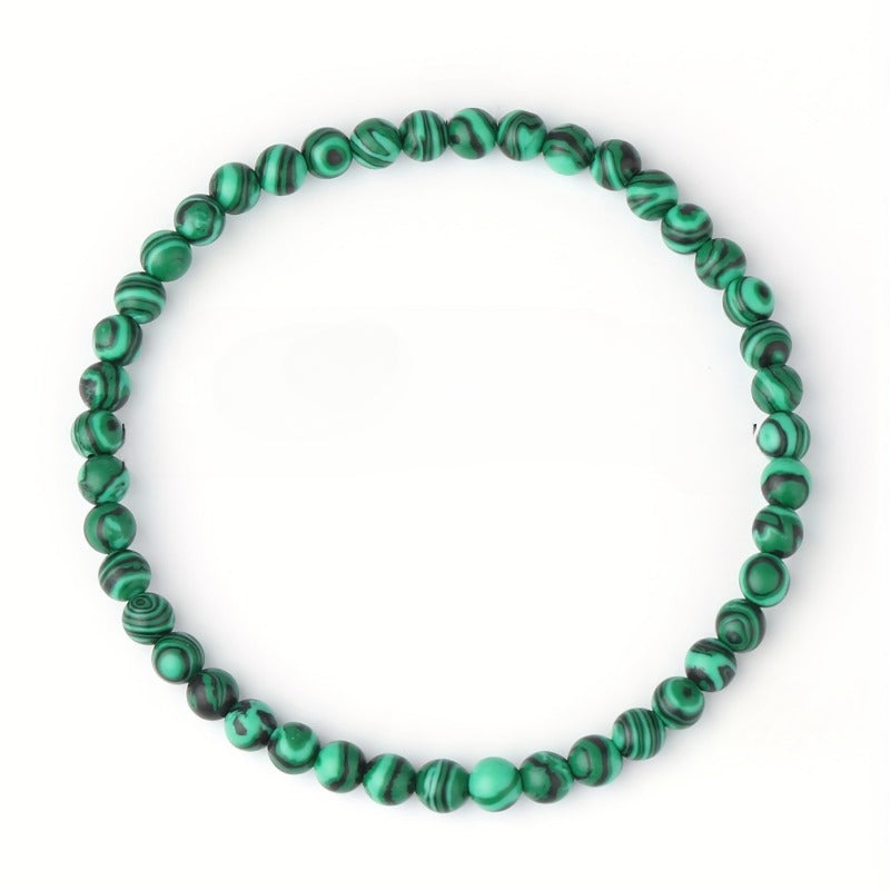 Green Beads Sporty Bracelet