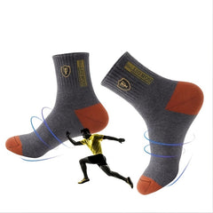 5 Pairs Men's Cotton Athletic Ankle Socks
