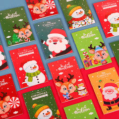 1pc 16 Sheet Pocket Notepad Cute Cartoon Design Small Christmas Gift