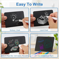 Mini Chalkboard Signs For Food 3pcs Pack Small Chalkboard Food Signs For Party