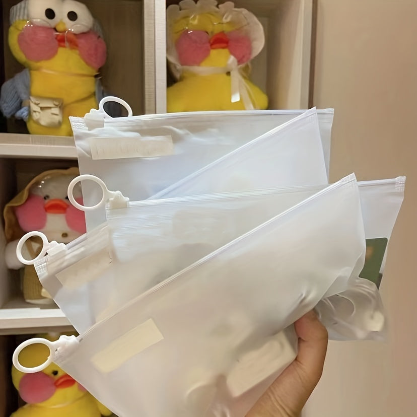 30pcs Storage Bags For Kids Toys Waterproof Transparent Portable