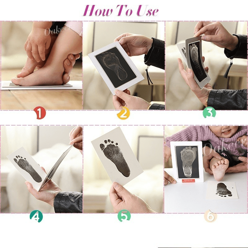 Pet Paw Print Ink Pad For Dogs & Cats - Touchless Ink Pad