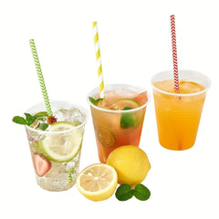 100PCS Transparent Plastic Cups for Parties BBQs Weddings & More